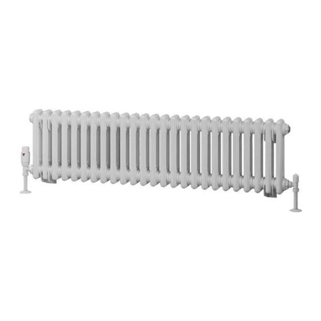 Eastbrook Rivassa Traditional Two Column Radiator 300mm x 1148mm - Gloss White - 81.0005 - TAP 'N' SHOWER