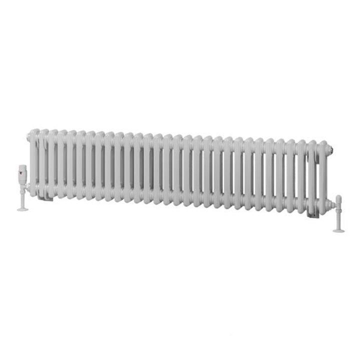 Eastbrook Rivassa Traditional Two Column Radiator 300mm x 1373mm - Gloss White - 81.0006 - TAP 'N' SHOWER