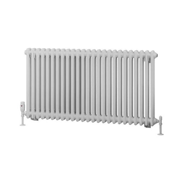 Eastbrook Rivassa Traditional Two Column Radiator 600mm x 1148mm - Gloss White - 81.0009 - TAP 'N' SHOWER