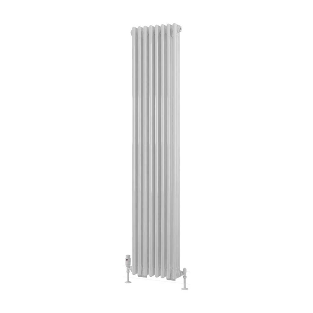 Eastbrook Rivassa Traditional 3 Column Radiator 1800mm x 383mm - Gloss White - 81.0011 - TAP 'N' SHOWER