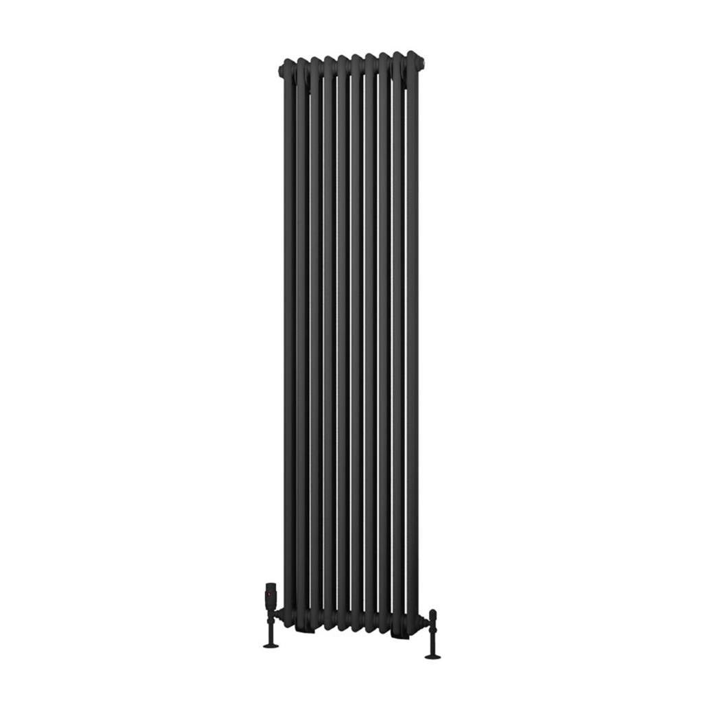 Eastbrook Rivassa Traditional Two Column Radiator 1800mm x 473mm - Matt Anthracite - 81.0020 - TAP 'N' SHOWER