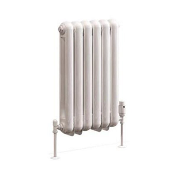 Eastbrook Rubano Horizontal Column Radiator 600mm x 383mm - Gloss White - 81.0054 - TAP 'N' SHOWER