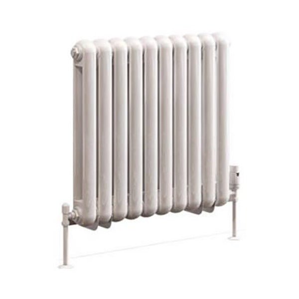 Eastbrook Rubano Horizontal Column Radiator 600mm x 623mm - Gloss White - 81.0055 - TAP 'N' SHOWER