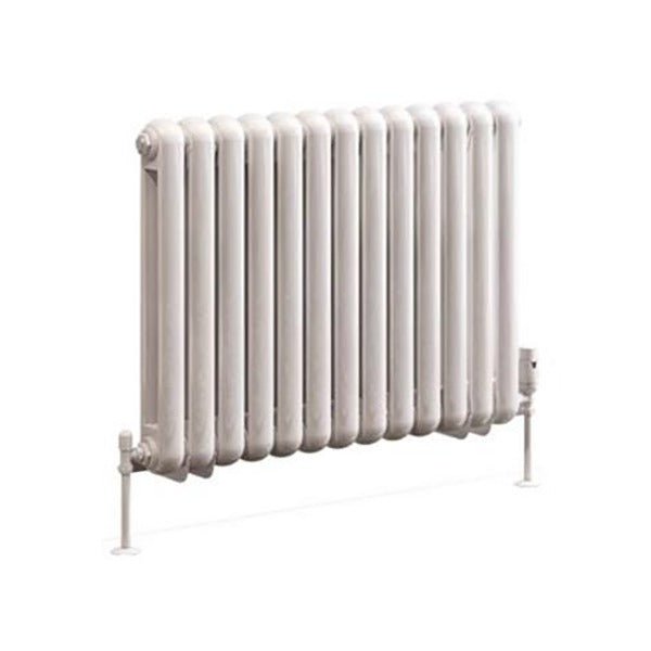 Eastbrook Rubano Horizontal Column Radiator 600mm x 803mm - Gloss White - 81.0056 - TAP 'N' SHOWER
