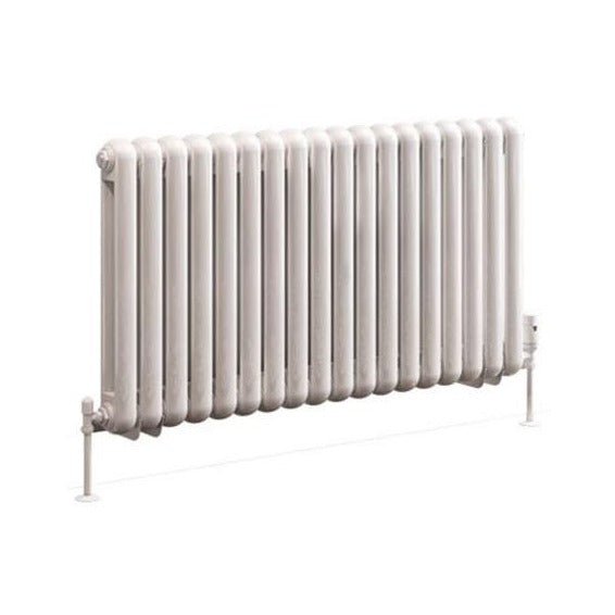 Eastbrook Rubano Horizontal Column Radiator 600mm x 1103mm - Gloss White - 81.0057 - TAP 'N' SHOWER