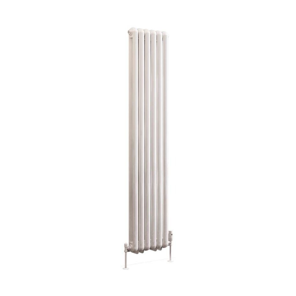Eastbrook Rubano Vertical Column Radiator 1800mm x 383mm - Gloss White - 81.0058 - TAP 'N' SHOWER