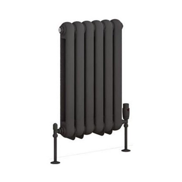 Eastbrook Rubano Horizontal Column Radiator 600mm x 383mm - Matt Anthracite - 81.0060 - TAP 'N' SHOWER