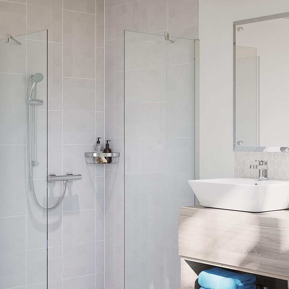 Bristan Frenzy FastFit CoolTouch Bar Mixer Shower with Shower Kit - Ch