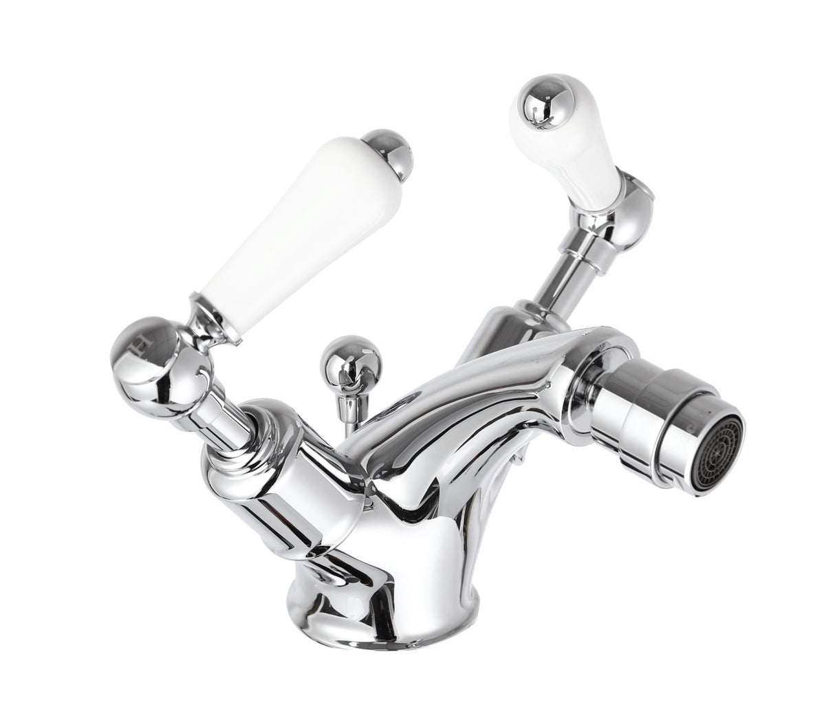 JTP Grosvenor Lever Bidet Mixer With Pop Up Waste - Chrome - 85013 - TAP 'N' SHOWER