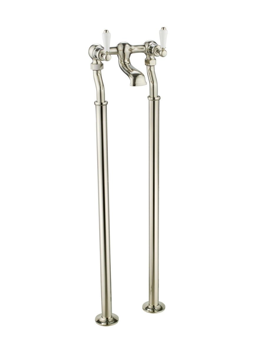 JTP Grosvenor Freestanding Bath Filler - Nickel - 85223FSNK - TAP 'N' SHOWER