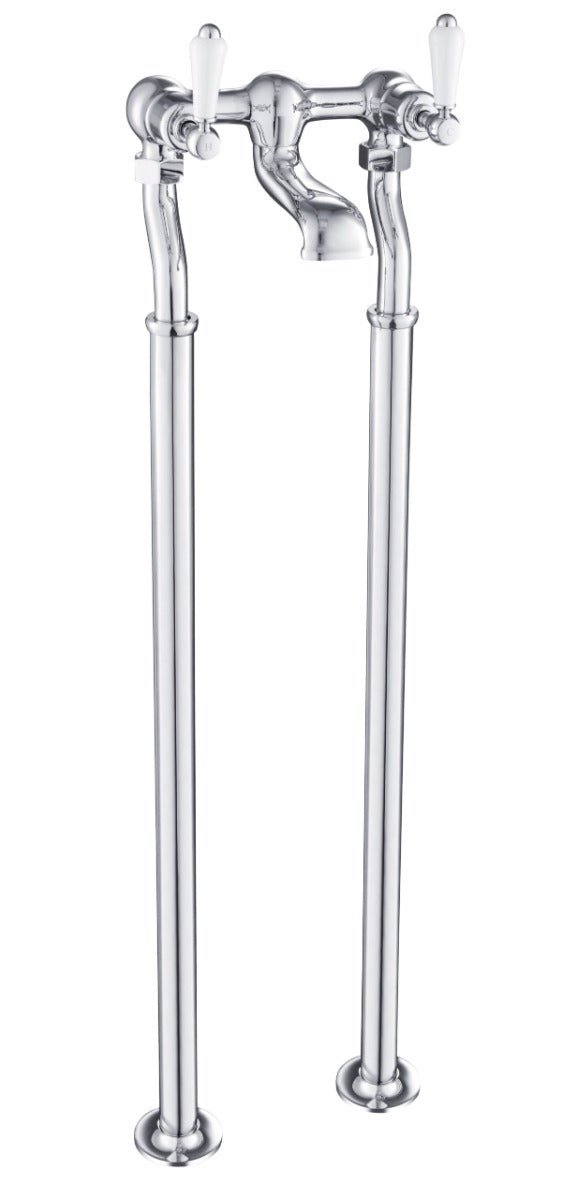 JTP Grosvenor Lever Floor Standing Bath Filler - Chrome - 85223FS - TAP 'N' SHOWER