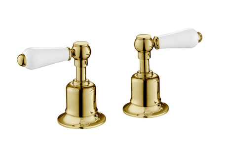 JTP Grosvenor Lever Panel Valves 3/4 - Antique Brass - 85809G