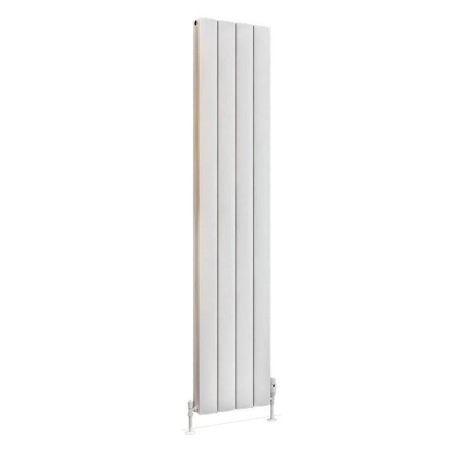 Eastbrook Guardia Aluminium Vertical Radiator 1800mm x 375mm - Matt White - 86.0032 - TAP 'N' SHOWER