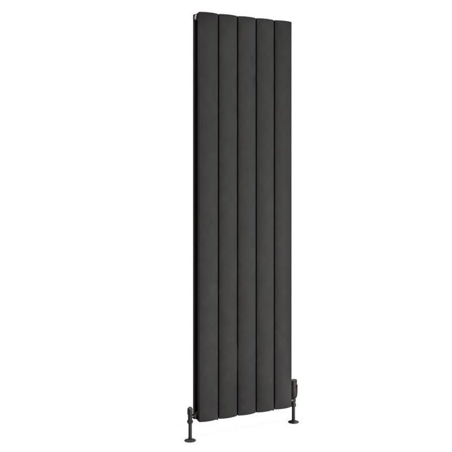 Eastbrook Guardia Aluminium Vertical Radiator 1800mm x 470mm - Matt Anthracite - 86.0036 - TAP 'N' SHOWER