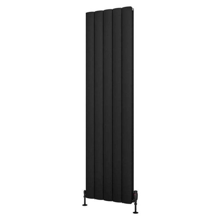 Eastbrook Guardia Aluminium Vertical Radiator 1800mm x 470mm - Matt Black - 86.0037 - TAP 'N' SHOWER