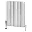 Eastbrook Guardia Aluminium Horizontal Radiator 600mm x 470mm - Matt White - 86.0038 - TAP 'N' SHOWER