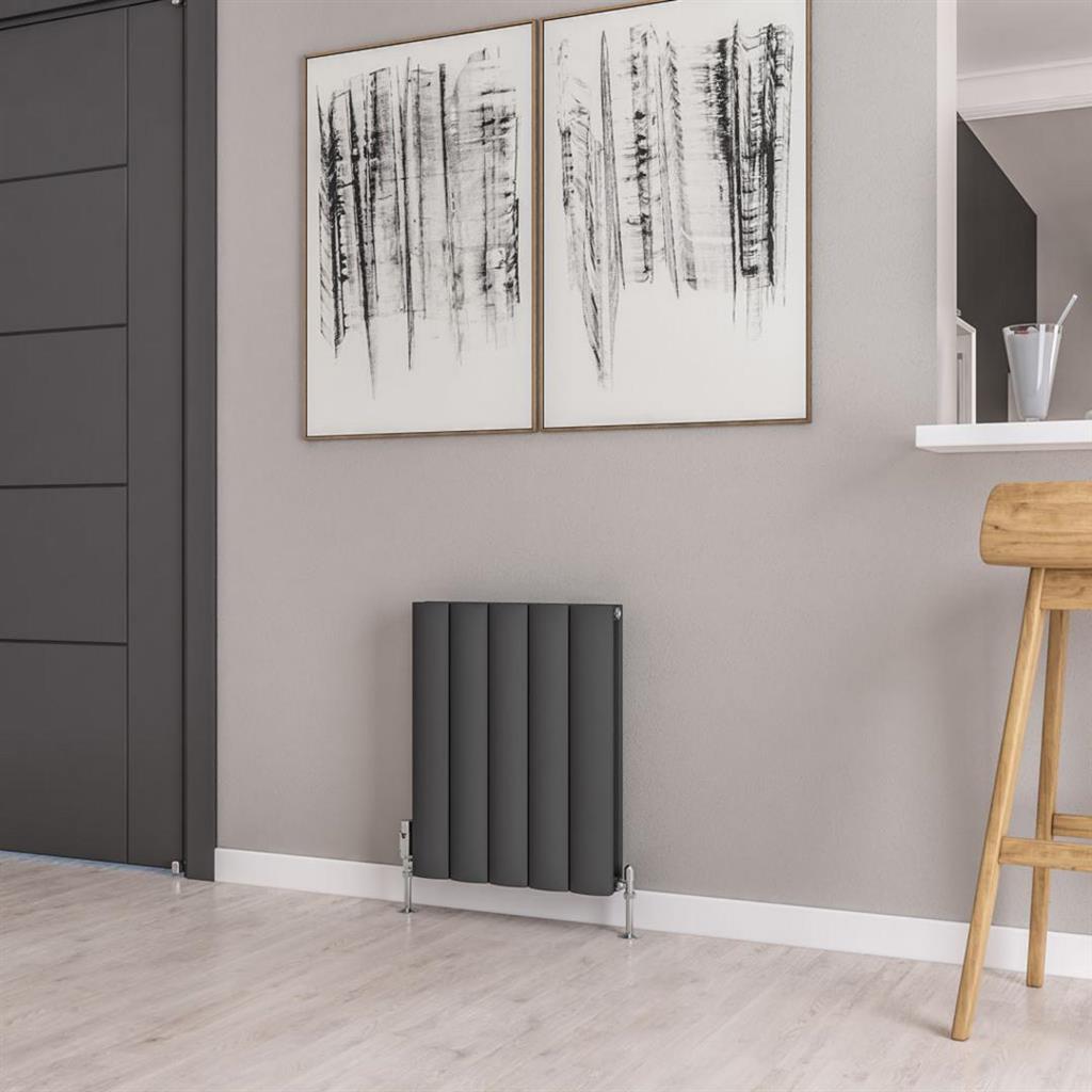 Eastbrook Guardia Aluminium Horizontal Radiator 600mm x 470mm - Matt Anthracite - 86.0039 - TAP 'N' SHOWER