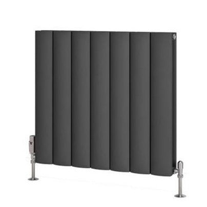 Eastbrook Guardia Aluminium Horizontal Radiator 600mm x 660mm - Matt Anthracite - 86.0042 - TAP 'N' SHOWER