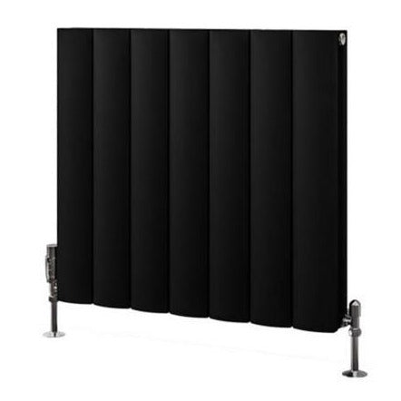 Eastbrook Guardia Aluminium Horizontal Radiator 600mm x 660mm - Matt Black - 86.0043 - TAP 'N' SHOWER