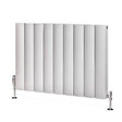 Eastbrook Guardia Aluminium Horizontal Radiator 600mm x 850mm - Matt White - 86.0044 - TAP 'N' SHOWER