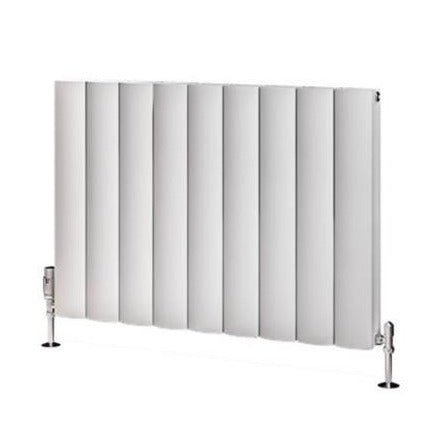 Eastbrook Guardia Aluminium Horizontal Radiator 600mm x 850mm - Matt White - 86.0044 - TAP 'N' SHOWER