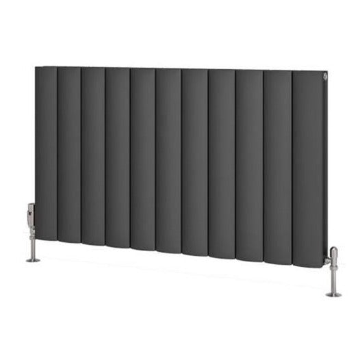 Eastbrook Guardia Aluminium Horizontal Radiator 600mm x 1040mm - Matt Anthracite - 86.0048 - TAP 'N' SHOWER