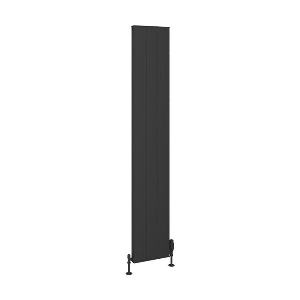 Eastbrook Vesima Aluminium Vertical Radiator 1800mm x 303mm - Matt Anthracite - 86.0081 - TAP 'N' SHOWER