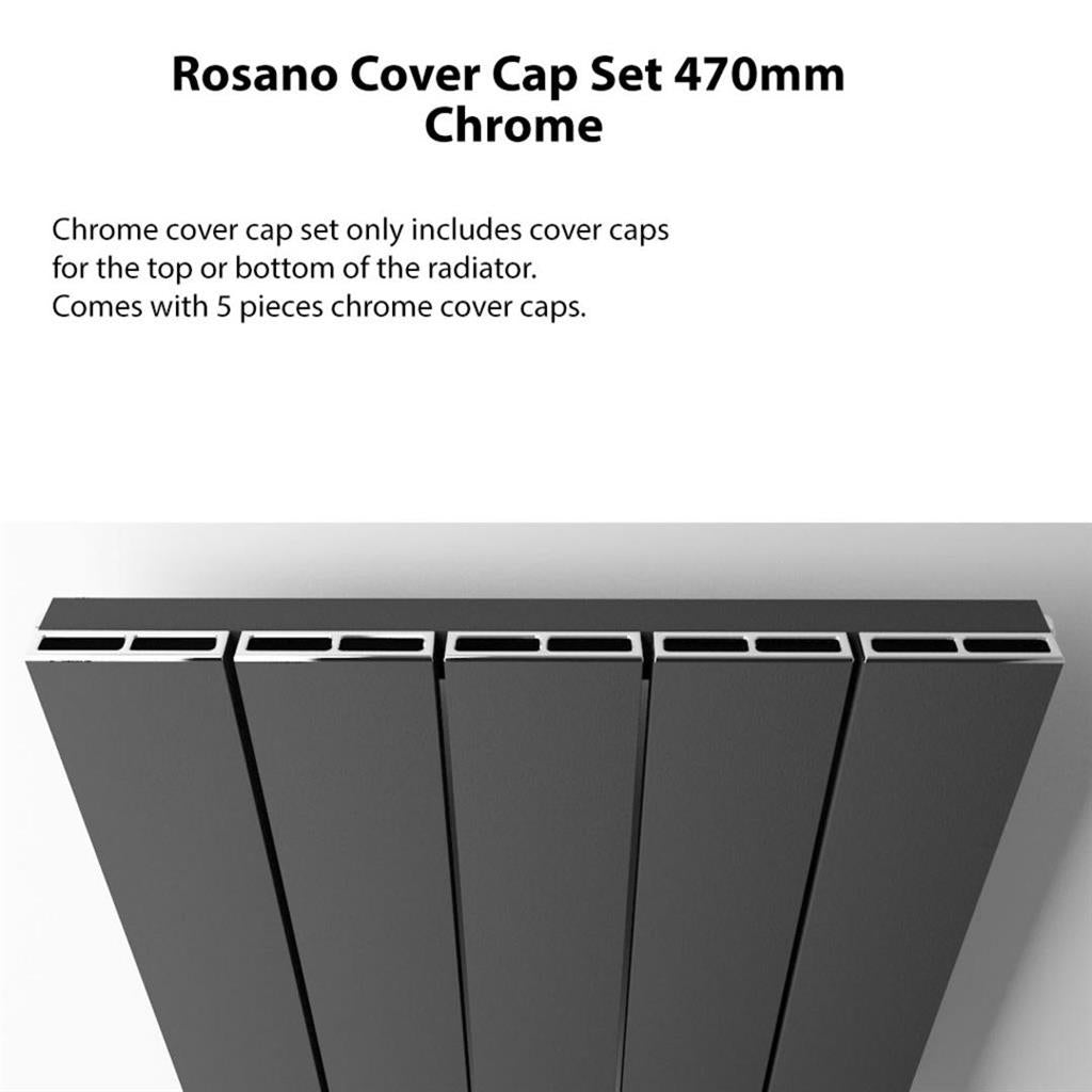 Eastbrook Rosano Top Cover Cap Set 470mm - Chrome - 86.0113 - TAP 'N' SHOWER