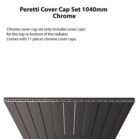 Eastbrook Peretti Top Cover Cap Set 1040mm - Chrome - 86.0130 - TAP 'N' SHOWER