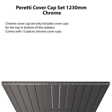 Eastbrook Peretti Top Cover Cap Set 1230mm - Chrome - 86.0131 - TAP 'N' SHOWER