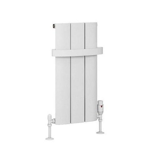 Eastbrook Peretti Aluminium Vertical Flat Panel Radiator 600mm x 280mm - Matt White - 86.0150 - TAP 'N' SHOWER