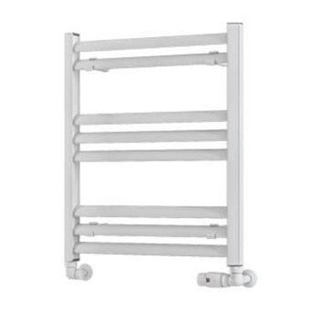 Eastbrook Velor Aluminium Towel Radiator 600mm x 500mm - Matt White - 86.0158 - TAP 'N' SHOWER