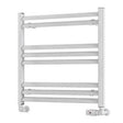 Eastbrook Velor Aluminium Towel Radiator 600mm x 600mm - Matt White - 86.0159 - TAP 'N' SHOWER