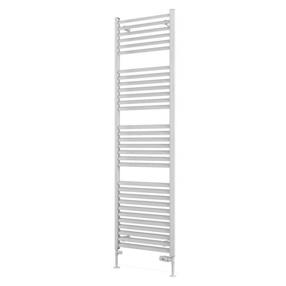 Eastbrook Velor Aluminium Towel Radiator 1800mm x 500mm - Matt White - 86.0162 - TAP 'N' SHOWER