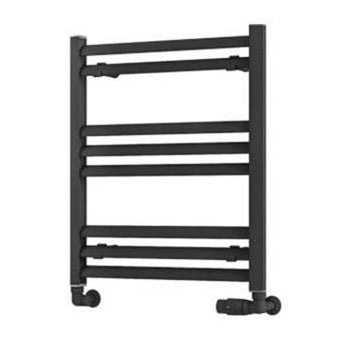 Eastbrook Velor Aluminium Towel Radiator 600mm x 500mm - Matt Anthracite - 86.0164 - TAP 'N' SHOWER