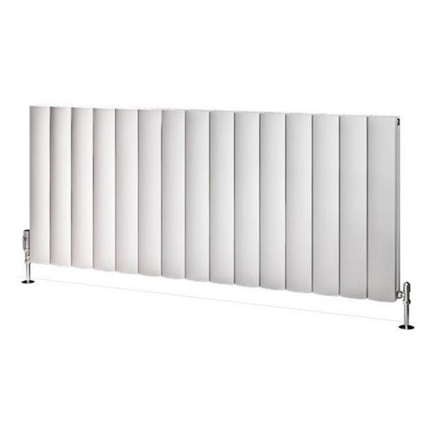 Eastbrook Guardia Aluminium Horizontal Radiator 600mm x 1420mm - Matt White - 86.0170 - TAP 'N' SHOWER