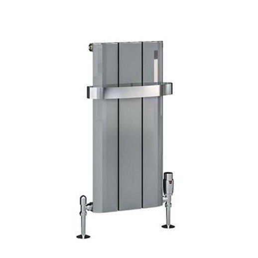 Eastbrook Peretti Aluminium Horizontal Flat Panel Radiator 600mm x 470mm - Matt Anthracite - 86.0063 - TAP 'N' SHOWER