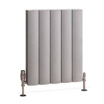 Eastbrook Guardia Aluminium Horizontal Radiator 600mm x 470mm - Matt Grey - 86.0192 - TAP 'N' SHOWER