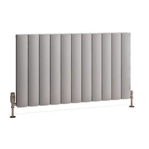 Eastbrook Guardia Aluminium Horizontal Radiator 600mm x 1040mm - Matt Grey - 86.0195 - TAP 'N' SHOWER