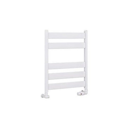 Eastbrook Pelago 600mm x 500mm Aluminium Towel Radiator - Matt White - 86.0208 - TAP 'N' SHOWER