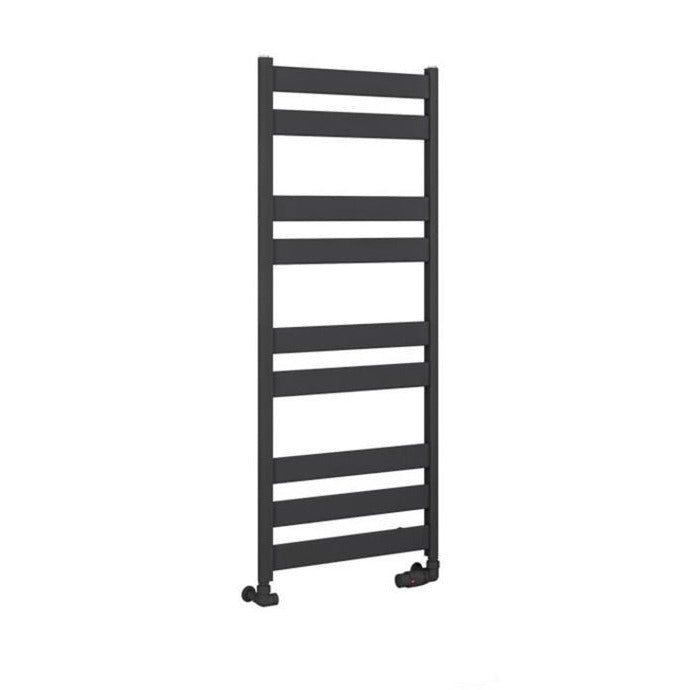 Eastbrook Pelago Aluminium Towel Radiator 1200mm x 500mm - Matt Anthracite - 86.0216 - TAP 'N' SHOWER