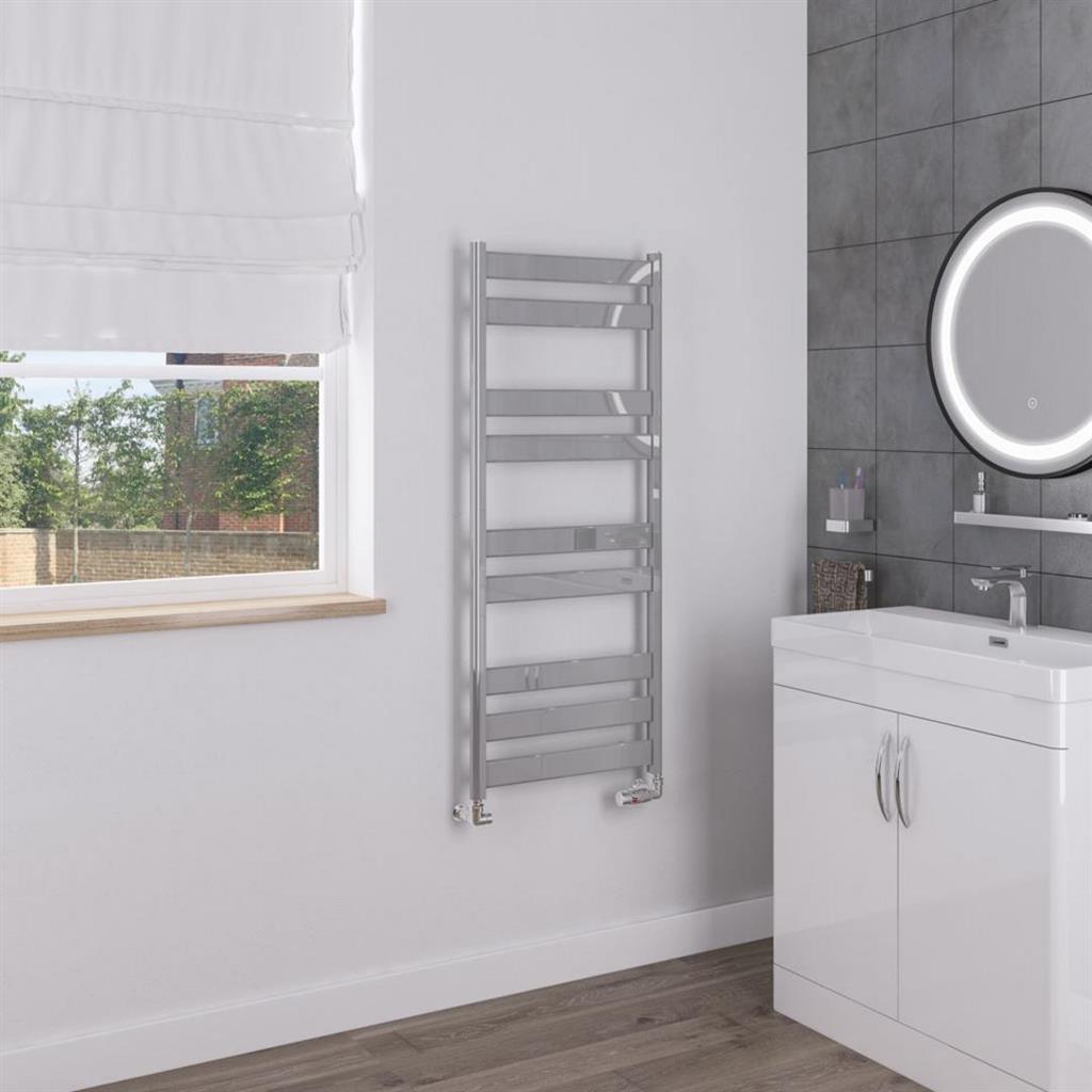 Eastbrook Pelago Aluminium Towel Radiator 1200mm x 500mm - Polished - 86.0218 - TAP 'N' SHOWER