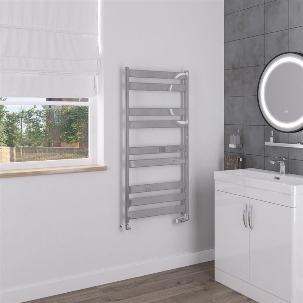 Eastbrook Pelago Aluminium Towel Radiator 1200mm x 600mm - Polished - 86.0219 - TAP 'N' SHOWER
