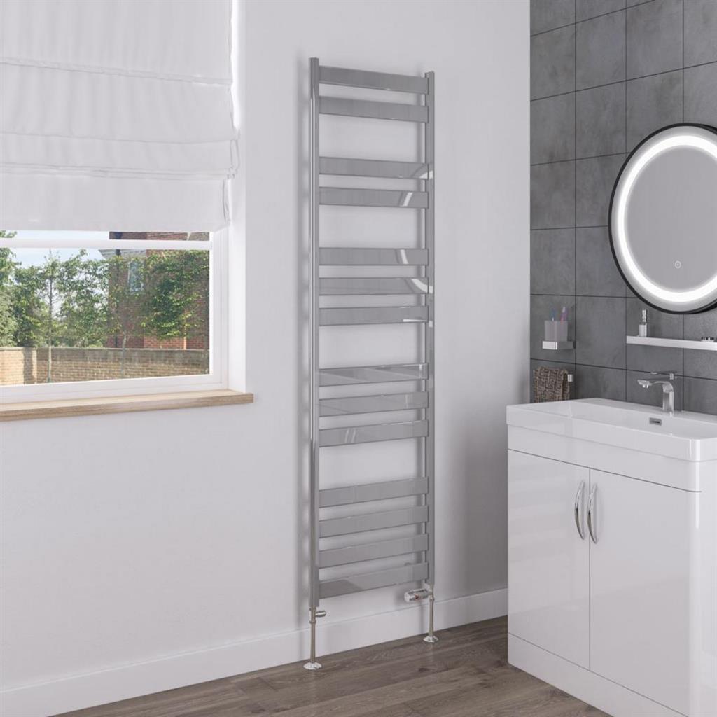 Eastbrook Pelago Aluminium Towel Radiator 1800mm x 600mm - Polished - 86.0225 - TAP 'N' SHOWER