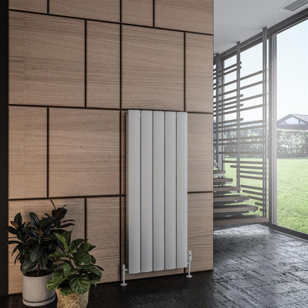 Eastbrook Guardia Aluminium Vertical Radiator 470mm x 1200mm - Matt Grey - 86.0484 - TAP 'N' SHOWER