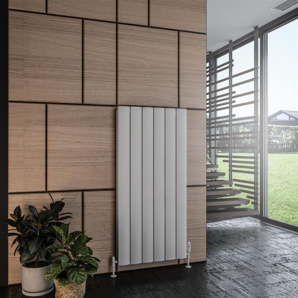Eastbrook Guardia Aluminium Vertical Radiator 565mm x 1200mm - Matt Grey - 86.0485 - TAP 'N' SHOWER