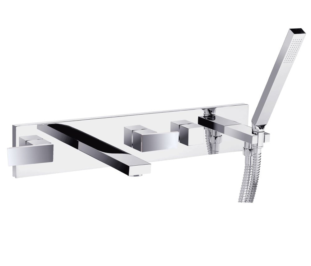 JTP Athena 5 Hole Bath Shower Mixer - Chrome - 86577 - TAP 'N' SHOWER