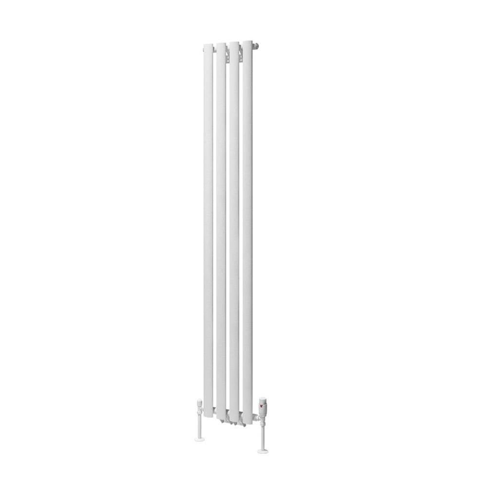 Eastbrook Tunstall Vertical Designer Radiator 1800mm x 280mm - Matt White - 89.0001 - TAP 'N' SHOWER