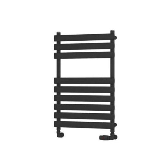 Eastbrook Tunstall Designer Towel Radiator 800mm x 600mm - Matt Black - 89.0043 - TAP 'N' SHOWER