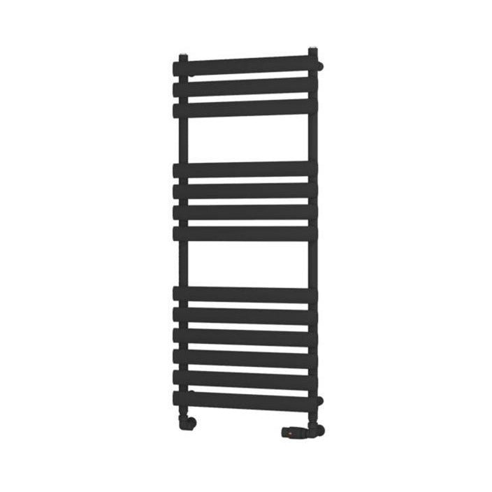 Eastbrook Tunstall Designer Towel Radiator 1200mm x 500mm - Matt Black - 89.0035 - TAP 'N' SHOWER